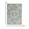 Homeroots 5 x 7 ft. Light Blue & Ivory Distressed Area Rug 385581 - alternate 7